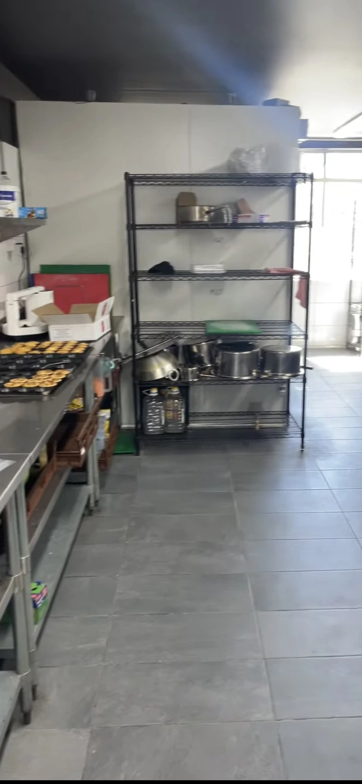 2022 — Into a commercial kitchen